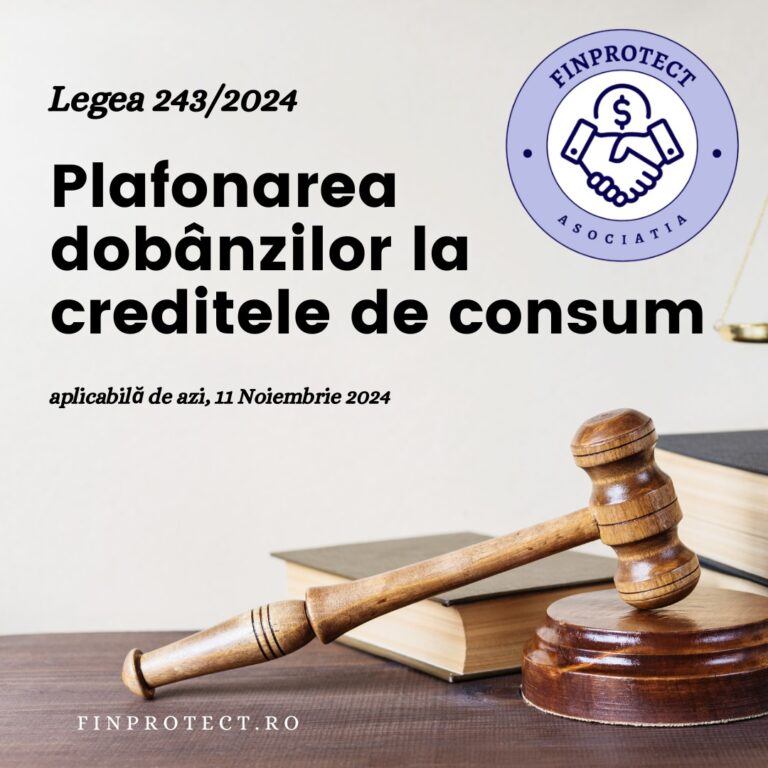 Plafonarea dobanzilor la creditele de consum